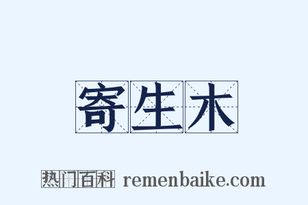 寄生木是什么意思的图片